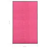 vidaXL Fußmatte Waschbar Rosa 90x150 cm -  Fußmatten Produktbild-Vorschau 7