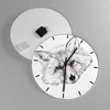 Wanduhr - Rund - Glasuhr - Wolf Kinder Skizze illustriert - Produktbild-Vorschau 2