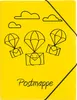 Pagna Sammelmappe Postmappe DIN A4 gelb Produktbild-Vorschau 2