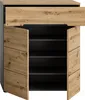 Schuhschrank Canu Xonox – Basaltgrau & Artisan – 80x94x37 Produktbild-Vorschau 3