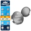 AG7 LR57 Knopfzelle Batterien 10er Pack - Alkaline, 1.5V Produktbild-Vorschau 1