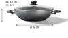 STONELINE® Wokpfanne 32 cm | mit Deckel - Schwarz Produktbild-Vorschau 6
