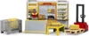 Bruder DHL Shop con carrello elevatore manuale 62251 Anteprima dell’immagine prodotto 6