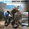 Skladacie elektrobicykle s LCD displejom, 48 V, 18 Ah, 20 × Náhľad obrázku produktu 18