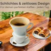 Kaffeefilter weiß Keramik Größe 4 Handfilter Produktbild-Vorschau 7