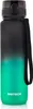A black and green gradient water bottle with a black strap. Anteprima dell’immagine prodotto