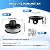 4 Stück Rasentrimmer Fadenspule Kompatibel Mit Makita Produktbild-Vorschau 3