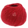 A ball of red yarn on a white background. Produktbild-Vorschau