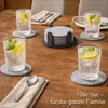 Filz-Untersetzer 12er Set (Ø 10 cm, 5 mm) – Runde Produktbild-Vorschau 4