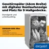 Exquisit Geschirrspüler GSP59309-030E silber | Spülmaschine Produktbild-Vorschau 2