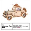 3D Holz Puzzle Spiele Montage Vintage Auto Modell für Produktbild-Vorschau 6