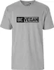 Huuraa Herren T-Shirt Be Vegan Modern M Sport Grey Bio Produktbild-Vorschau 2