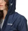 Close-up of a woman wearing a navy blue Regatta jacket. Produktbild-Vorschau