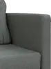 Bodensofa mit Schlaffunktion Dunkelgrau 112x174x55 cm Stoff Produktbild-Vorschau 8