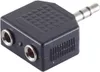 Connettore jack 3,5 mm stereo a 2x accoppiamenti jack 3,5 Anteprima dell’immagine prodotto 2