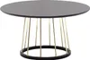 FineBuy Okrągły stolik kawowy 80x80x42 cm, czarno-złoty, Podgląd zdjęcia produktu 6