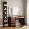 Wandregal Vicco Paolo Schwarz 30 x 190 cm, Model 35087 Produktbild-Vorschau 3