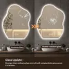 Specchio da bagno LED Zimilo, forma irregolare con Anteprima dell’immagine prodotto 3