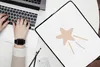 MuchoWow® Laptop Hülle 15 Zoll Fallender Stern - Pastell - Produktbild-Vorschau 2