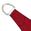Tenda da sole in tessuto Oxford triangolare 5x7x7 m Rosso Anteprima dell’immagine prodotto 11