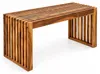 Relaxdays, banco, madera de acacia aceitada, dimensiones: Vista previa de la imagen del producto 1