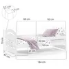 Kinderbett Leo mit Rausfallschutz und Lattenrost | 180x80 Produktbild-Vorschau 11