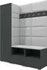 Garderoben-Set Nela II, Polstergarderobe mit zwei Produktbild-Vorschau 1
