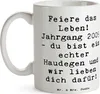 Mr. & Mrs. Panda Tasse Spruch 2009 Geburtstag - Weiß - Produktbild-Vorschau 3