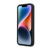 A black iPhone 14 Plus case is shown from the side against a white background. Produktbild-Vorschau