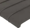 LED Kopfteil Dunkelgrau 93x16x118/128 cm Samt Produktbild-Vorschau 5