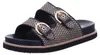 Sandales plates Rieker pour femmes, couleur noire, style Voir les images du produit 11