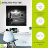 ARTland Poster Leuchtturm und Segelschiff im Mondschein Produktbild-Vorschau 3