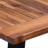 Tavolo da pranzo in legno massiccio di acacia 180 x 90 cm Anteprima dell’immagine prodotto 5