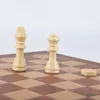 Jayseuw Schachspiel 29x29 cm Holz klappbares Schachbrett Produktbild-Vorschau 4