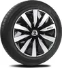 Sparco Radkappen Lazio 15 Zoll ABS schwarz / silber 4er Set Produktbild-Vorschau 5