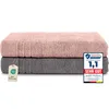 Komfortec 2er Saunatuch Set 80x200 cm aus 100% Baumwolle, Produktbild-Vorschau 1