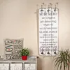 Mucola Wandgarderobe 100cm Garderobe mit 6 Kleiderhaken Produktbild-Vorschau 3