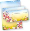 Florentina Briefpapier mit Umschlag Set Blumen 25 Sets Produktbild-Vorschau 1