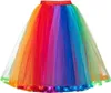 Regenbogen-Tüllrock, Damen-Party-Neonrock + buntes Produktbild-Vorschau 2