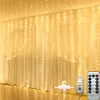 Ekspand | Tenda luminosa - 3x3 m - 300 LED - Bianco caldo - Anteprima dell’immagine prodotto 5