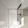 Duschspa 130x140cm Schwarz Badewanneaufsatz 3-teilig Produktbild-Vorschau 4