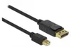 DELOCK Displayport Mini cavo DP -> DP St/St 2,00m sw 4K Anteprima dell’immagine prodotto 8