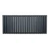 Ovaal vormige radiator - 600mm x 1440mm - Anthracietgrijs Productafbeelding-voorbeeld 2