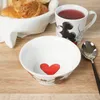 Müslischale Mickey Kiss Sketch rot 400ml Produktbild-Vorschau 3