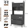 KOMFOTTEU kuchyňská skříňka s 5/6 úrovněmi, příborník se 4 Náhled obrázku produktu 5