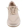 A front view of a beige sneaker. Náhled obrázku produktu