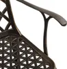 vidaXL 3dílná sada Bistro Set Litý hliník Bronz Náhled obrázku produktu 3