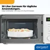 Exquisit Mikrowelle MW7120-240DI | 20 l Garraum | 700 W Produktbild-Vorschau 5