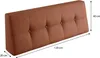 Lermowood Kissen „Verona“ für Palettenmöbel 120x40 Orange – Produktbild-Vorschau 2