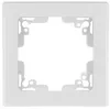 DELPHI 1-fach Abdeckrahmen weiß hochglänzend 80x80mm für Produktbild-Vorschau 1